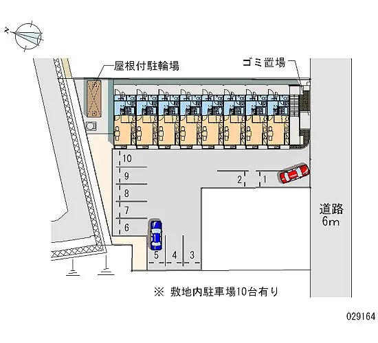 ★手数料０円★下関市新垢田東町１丁目　月極駐車場（LP）